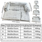 Removable Fluffy Pet Bed