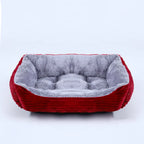 Square dog bed