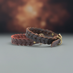 Braided Leather Collar